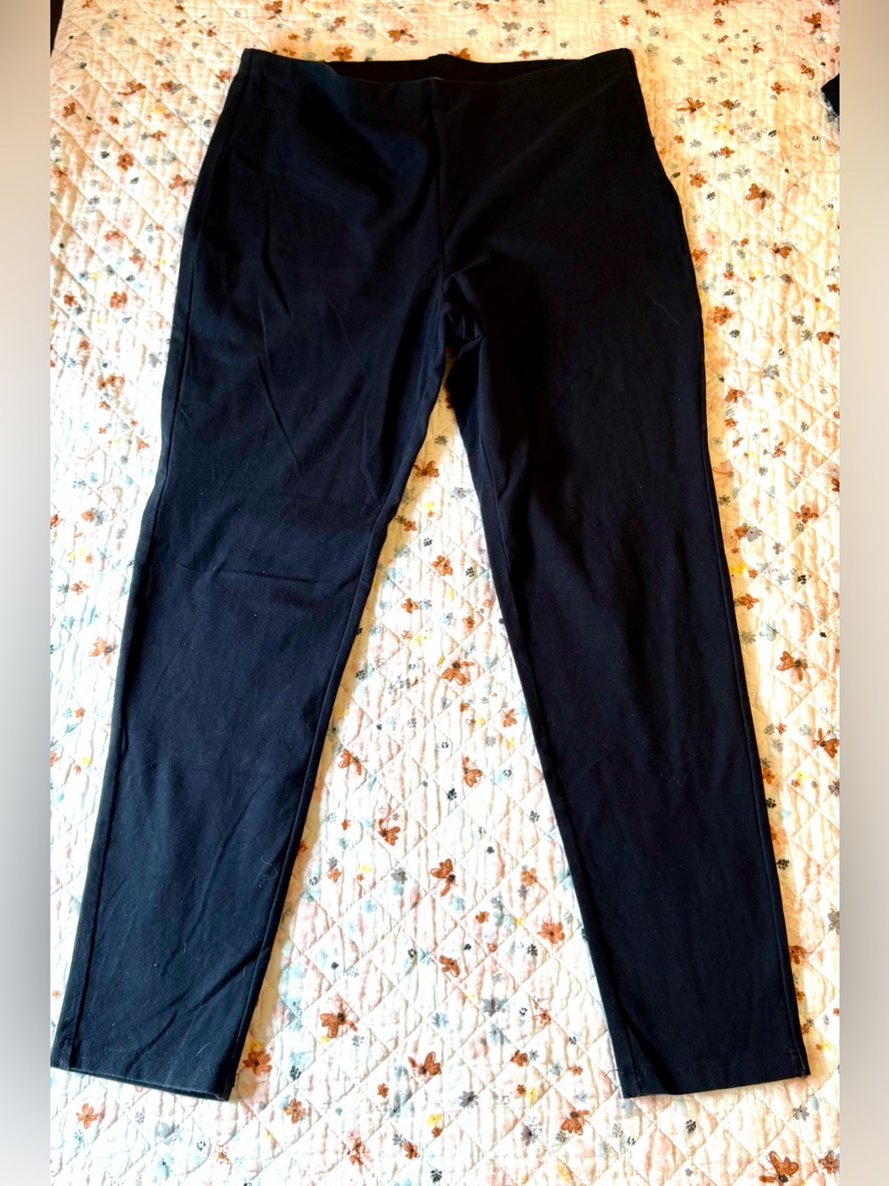 Blue Earth Women’s Soft Black Leggings / Athletic Pants with Control Top. XL